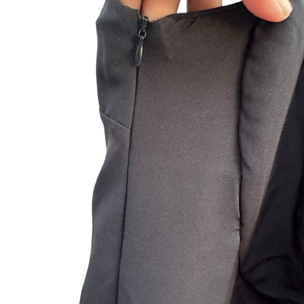 Wayf Women's Black Sleeveless Cowl Back Nina Trumpet Gown Dress Size XL - Picture 7 of 9